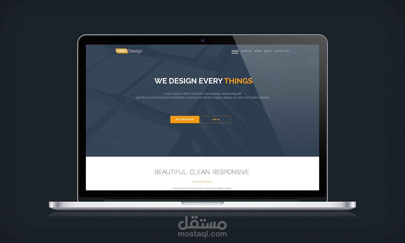 Creative Agency (Flat design)