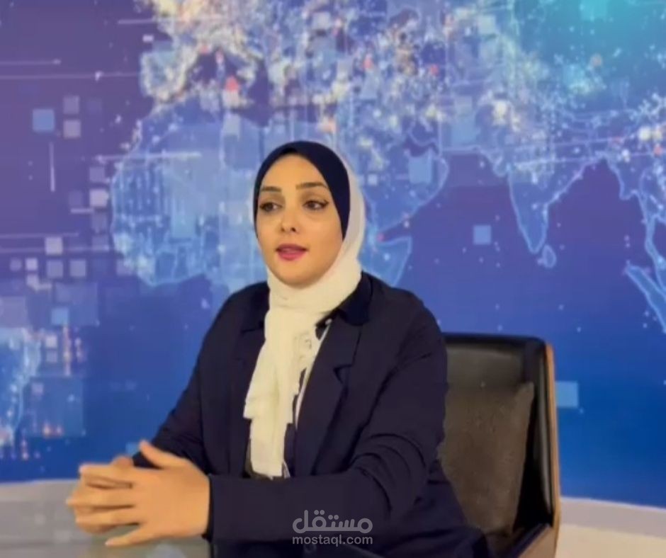 تعليق صوتي "قراءة أخبار"