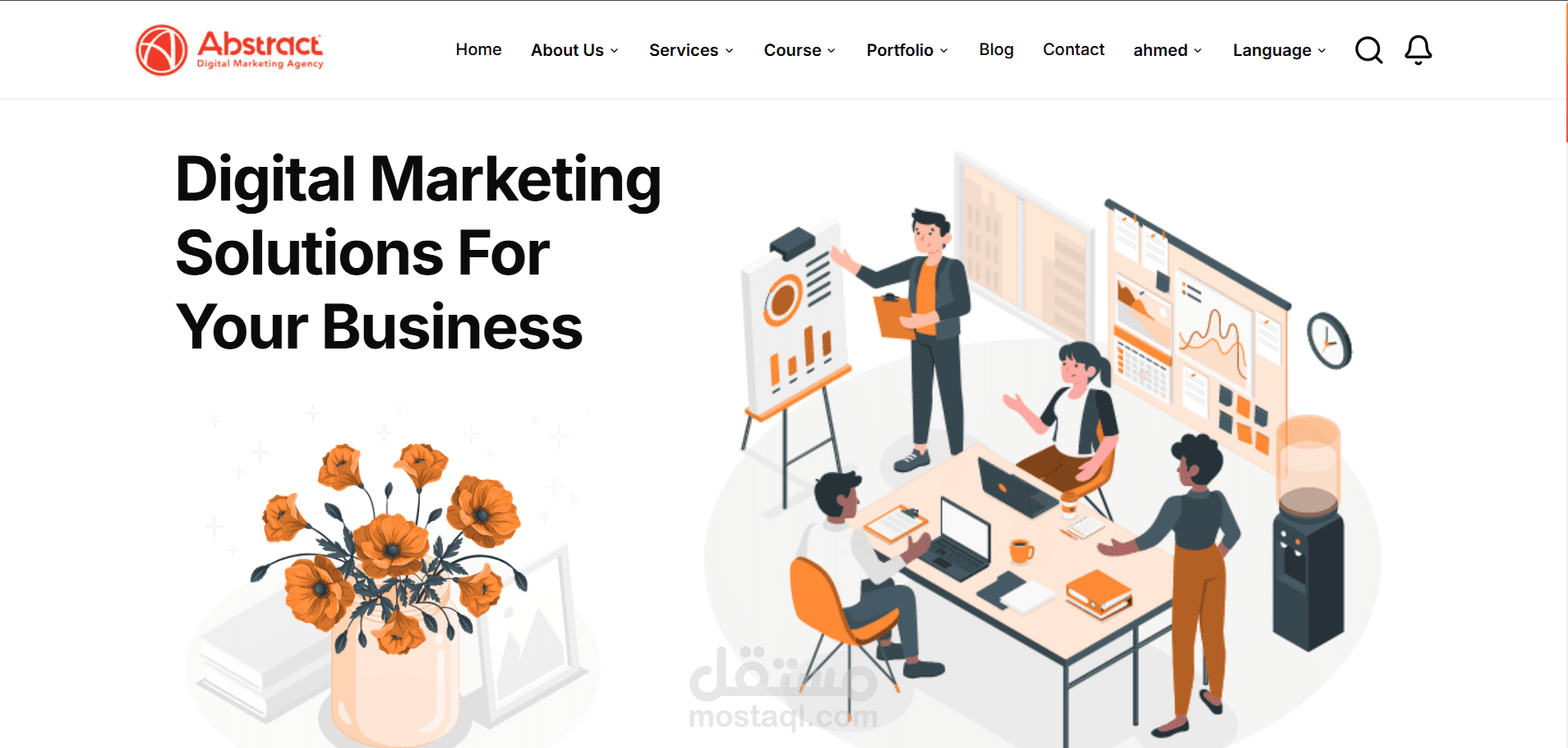 abstract marketing agency