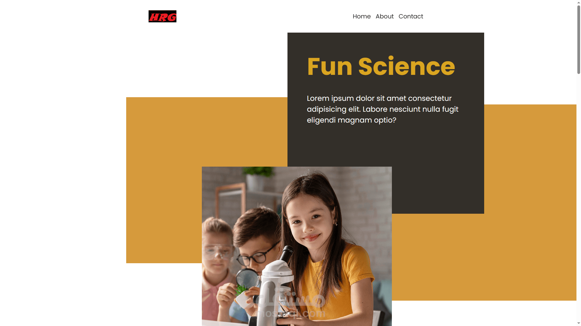 Responsive website with Scss