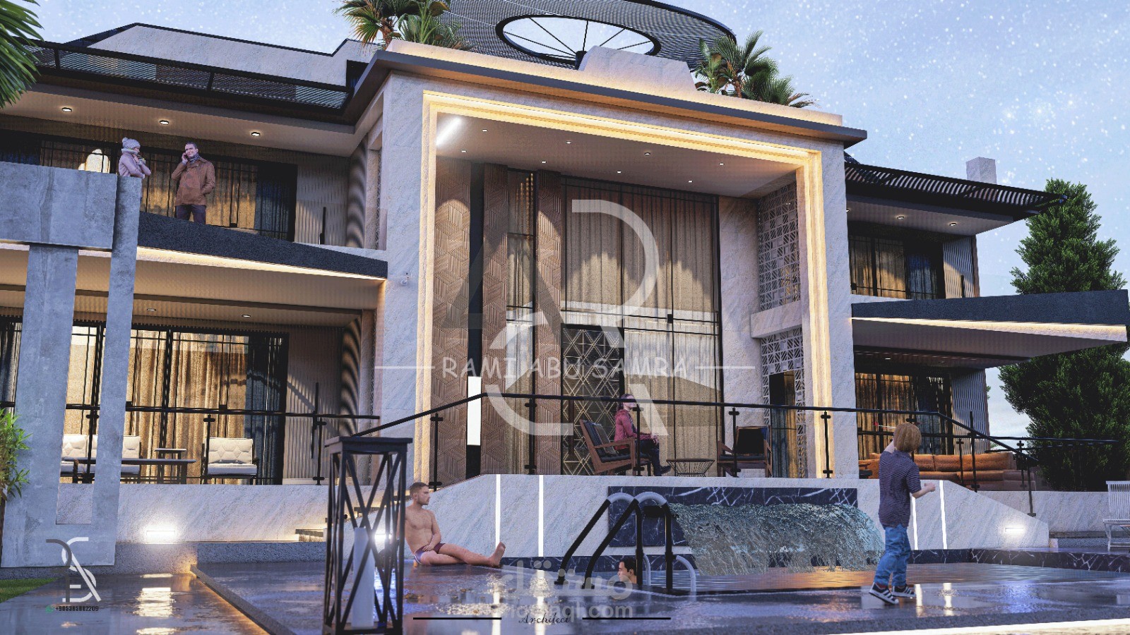 تصميم فيلا مودرن في الرياض