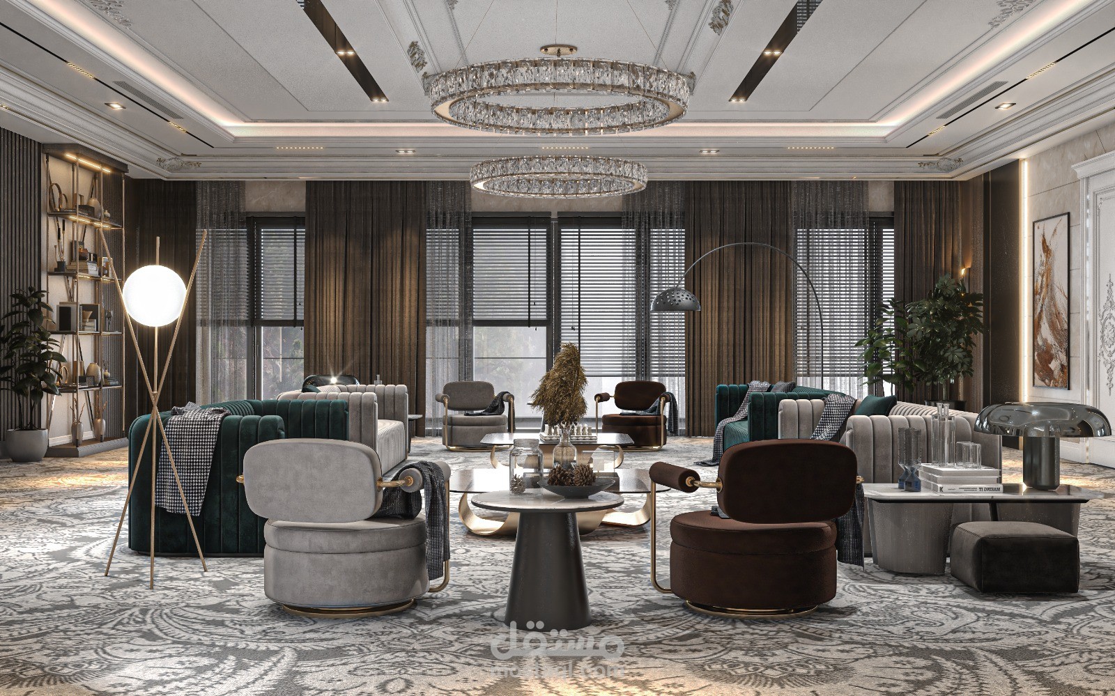 تصميم مجلس و صالة طعام بدولة قطر