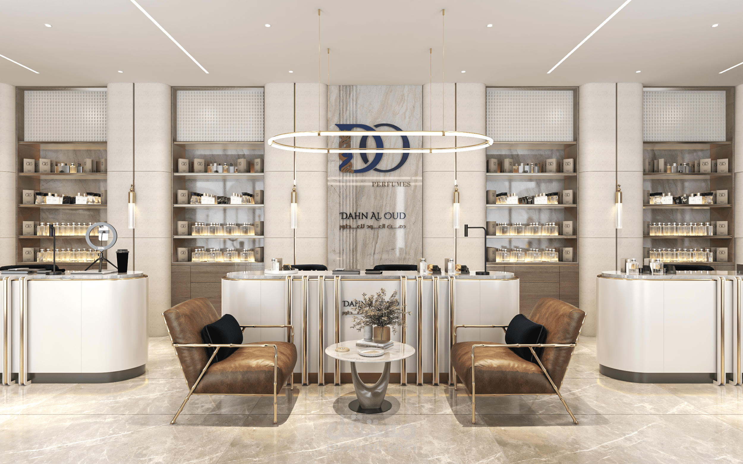 تصميم محل عطر العود في جدة