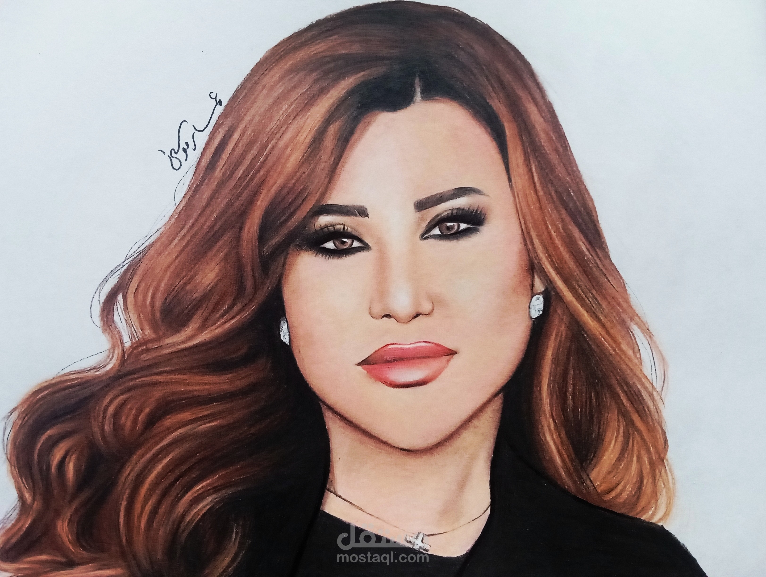 رسم صورة بتقنية احترافية