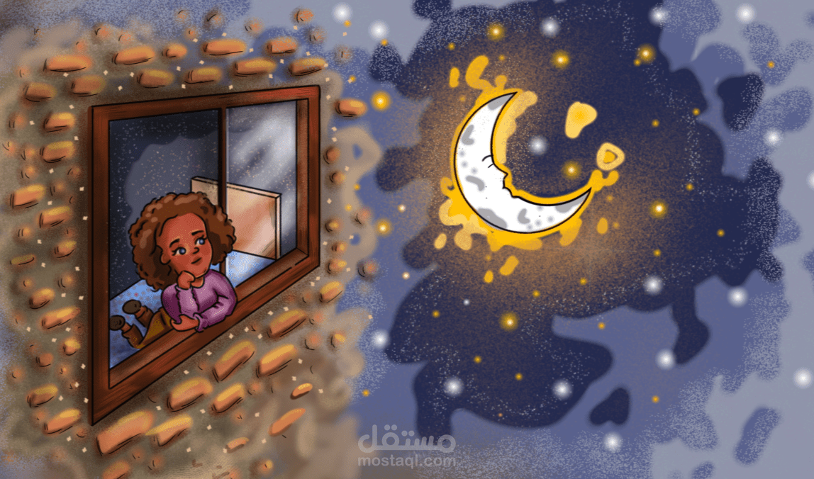 رسم قصص أطفال خيالية