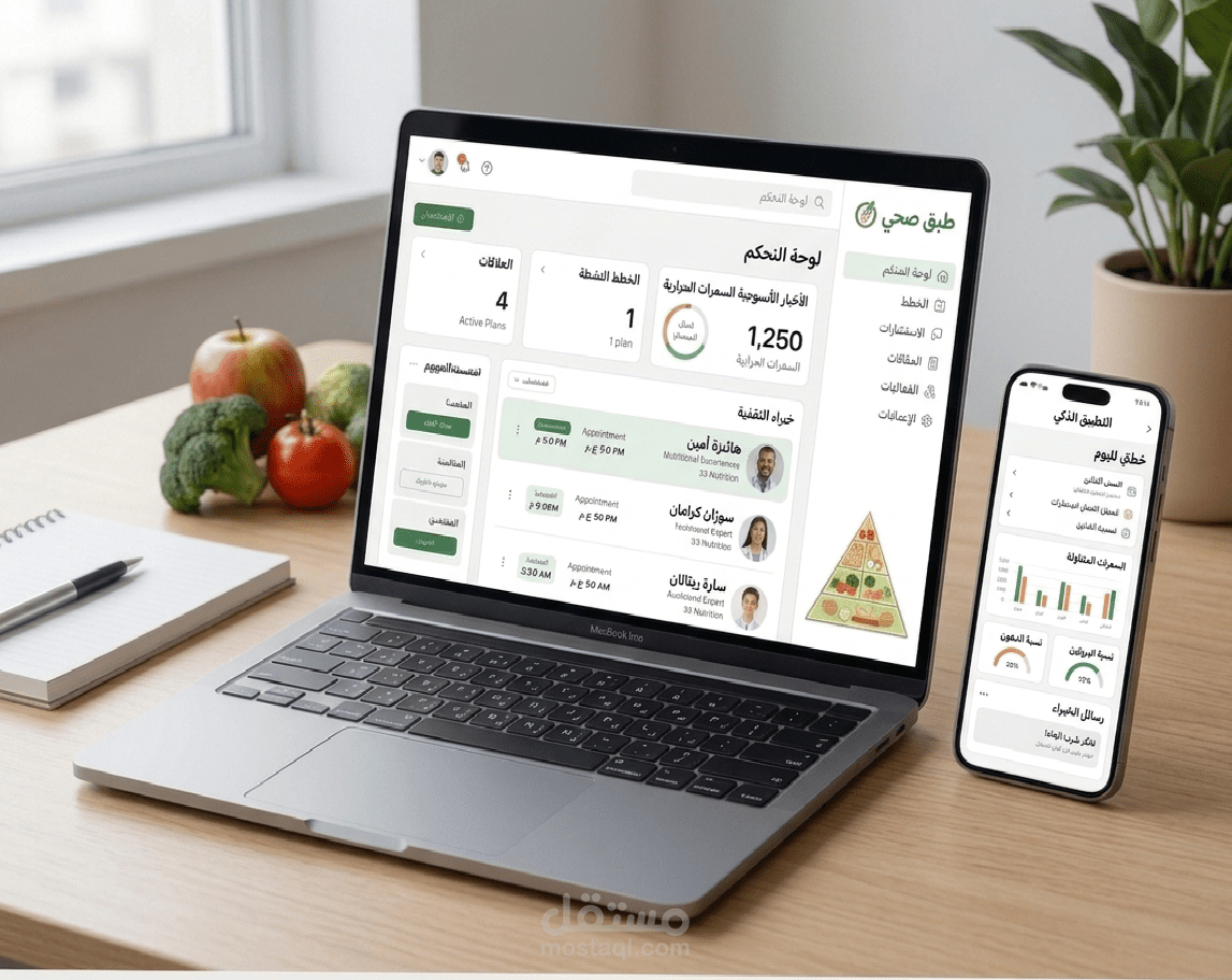 طبق صحي – منصتك المتكاملة للتواصل مع خبراء التغذية