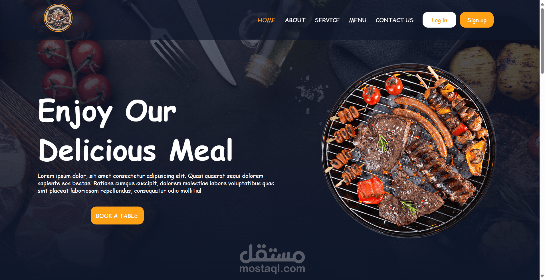 تصميم موقع الالكتروني متجاوب مع جميع الشاشات