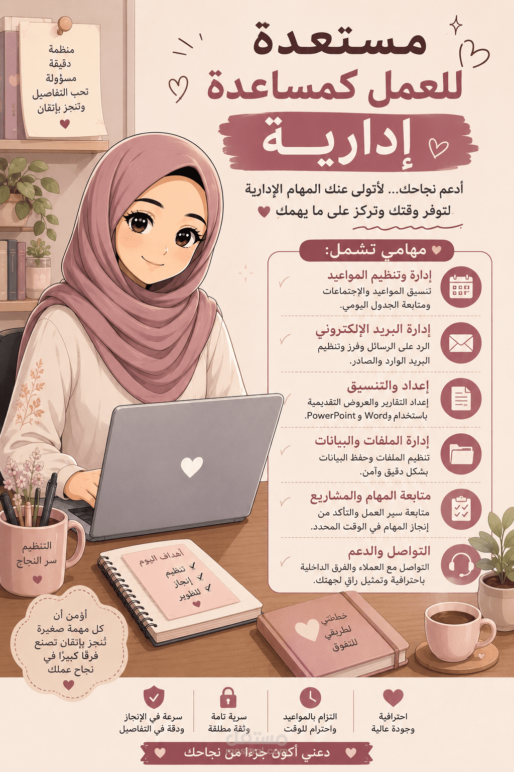 مساعدة إدارية عن بُعد
