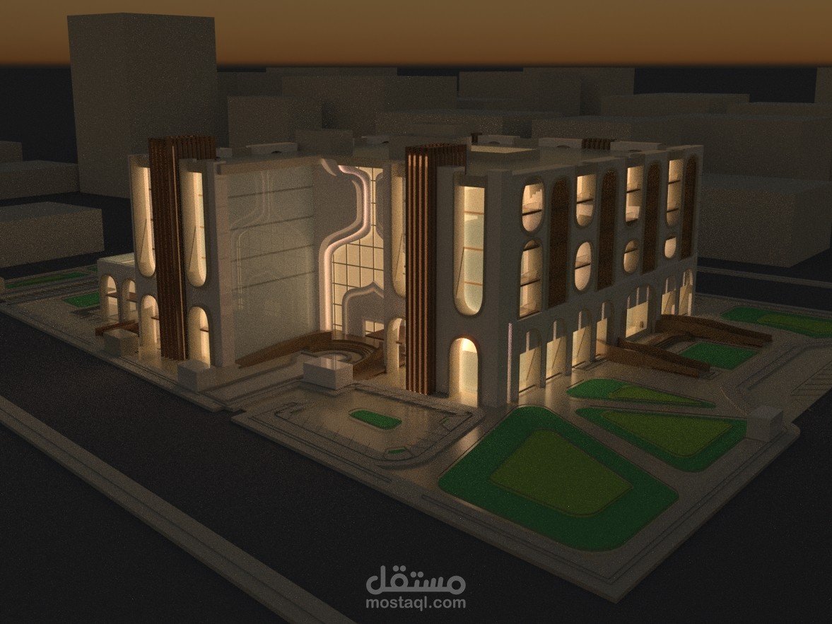 تصميم مستشفى عام سعة 200 سرير