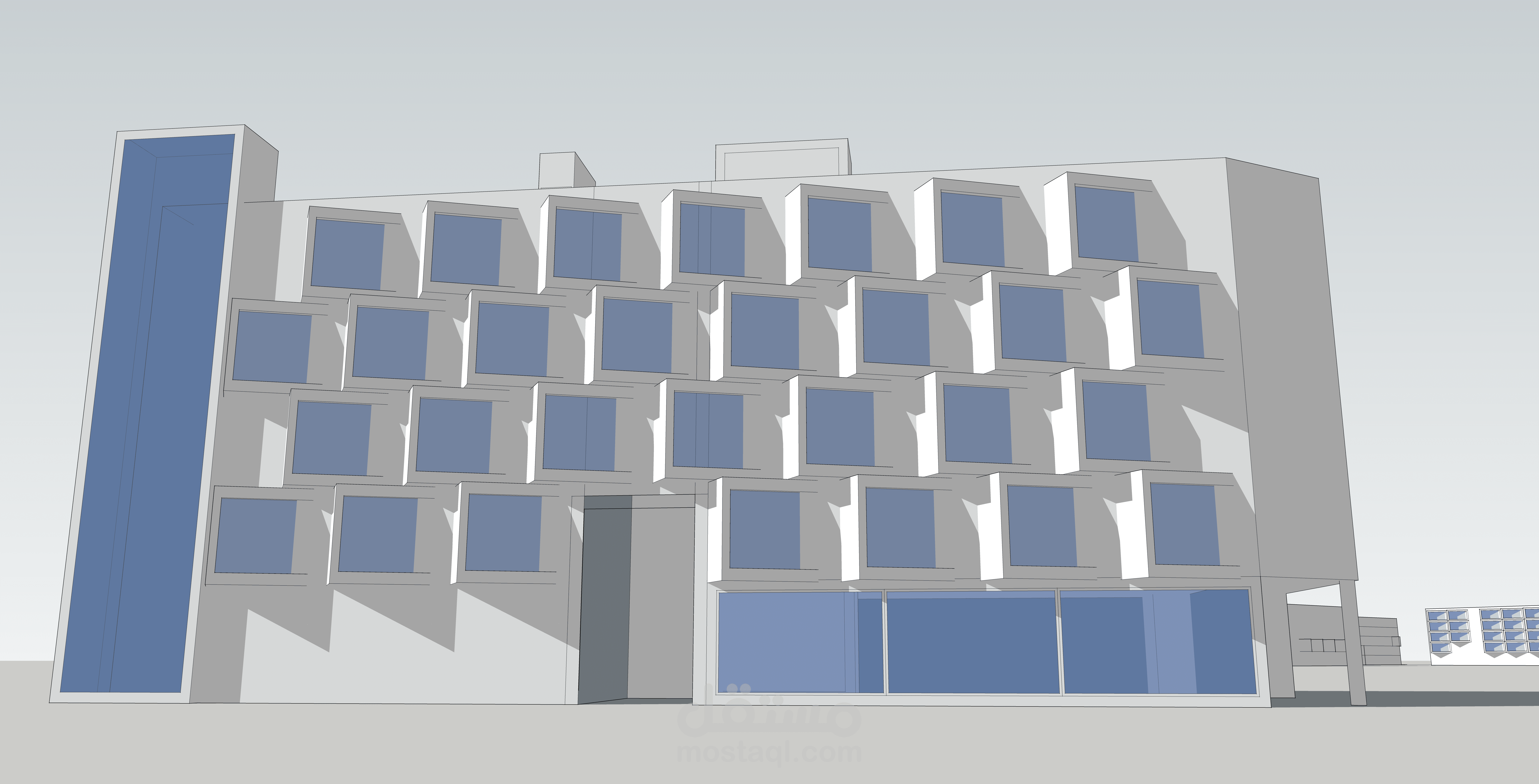 مقترح تصميم مبنى كلية هندسة