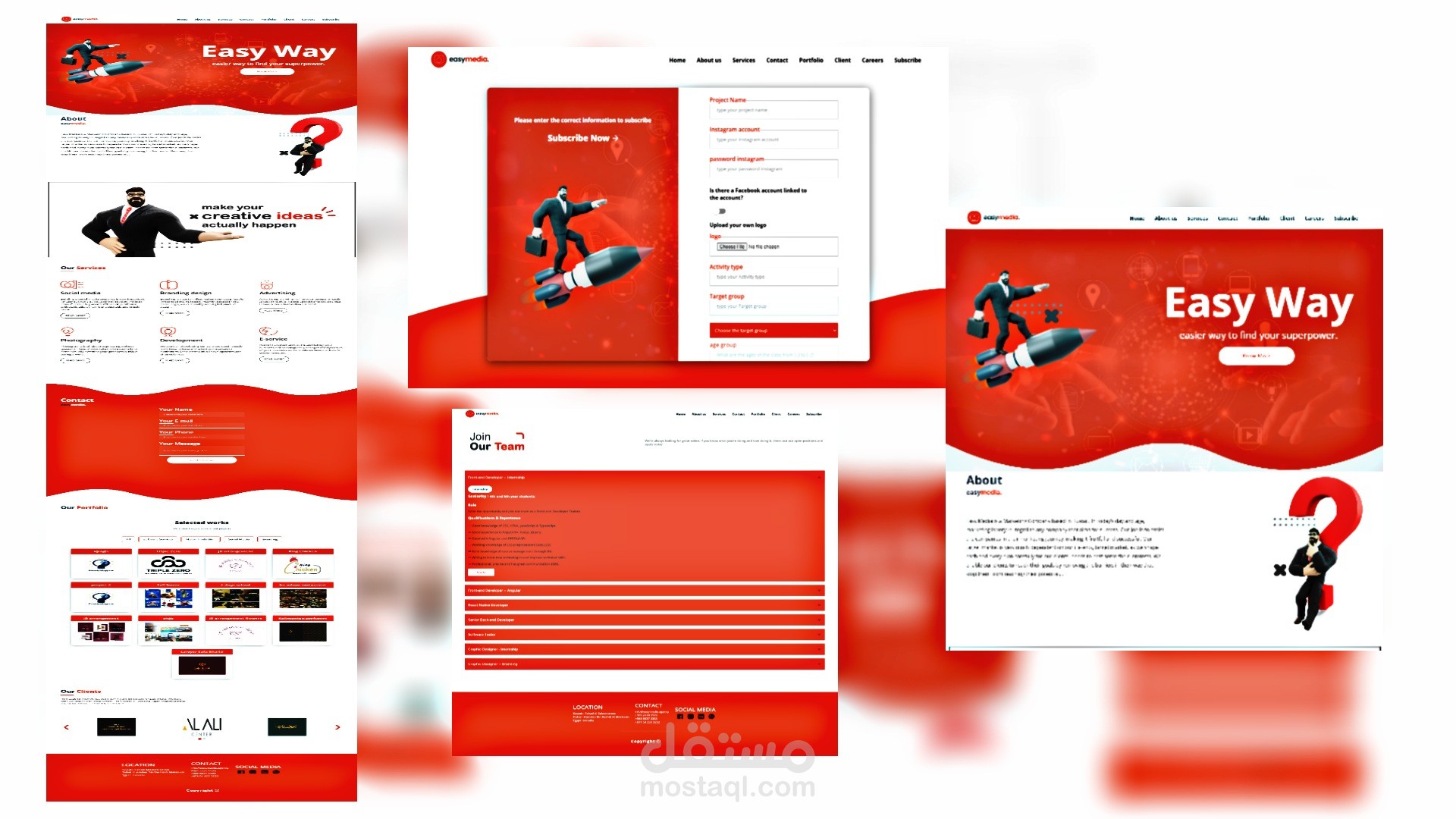 صفحه هبوط شركه