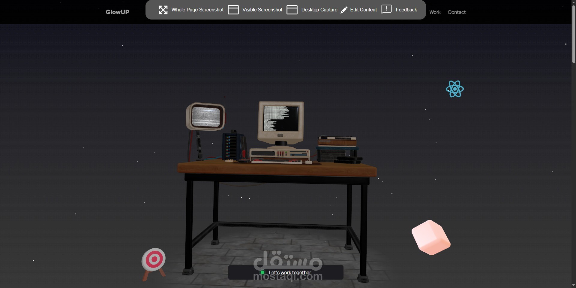 معرض لشركة برمجة (موقع نموذجي وليس النهائي)