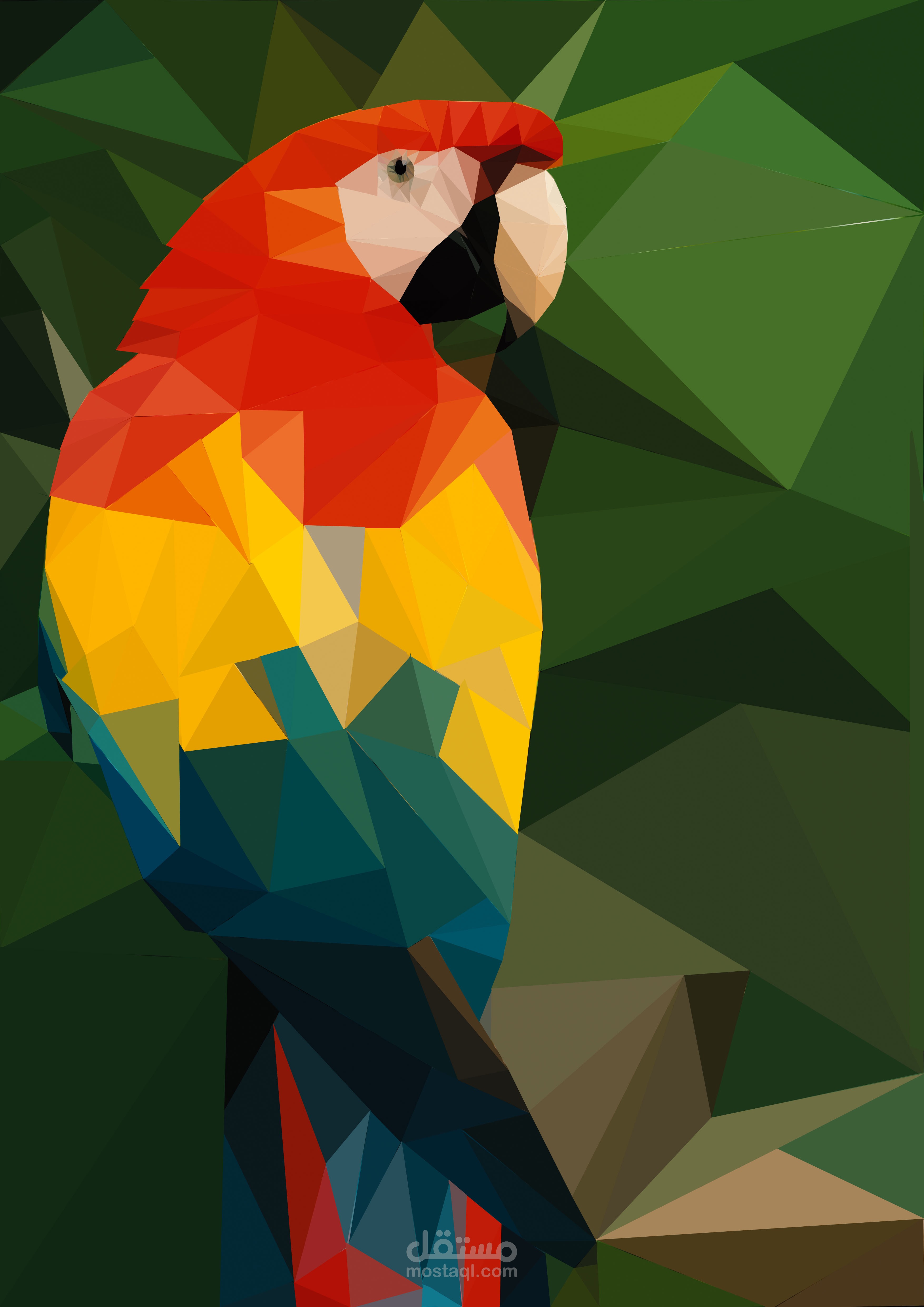 low poly art