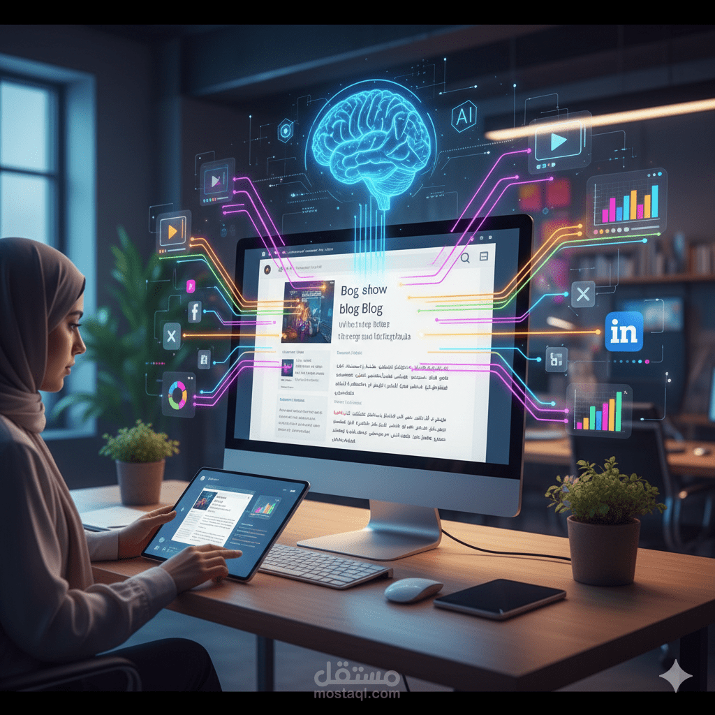 مقال عن إعادة صياغة المحتوى بالذكاء الاصطناعي