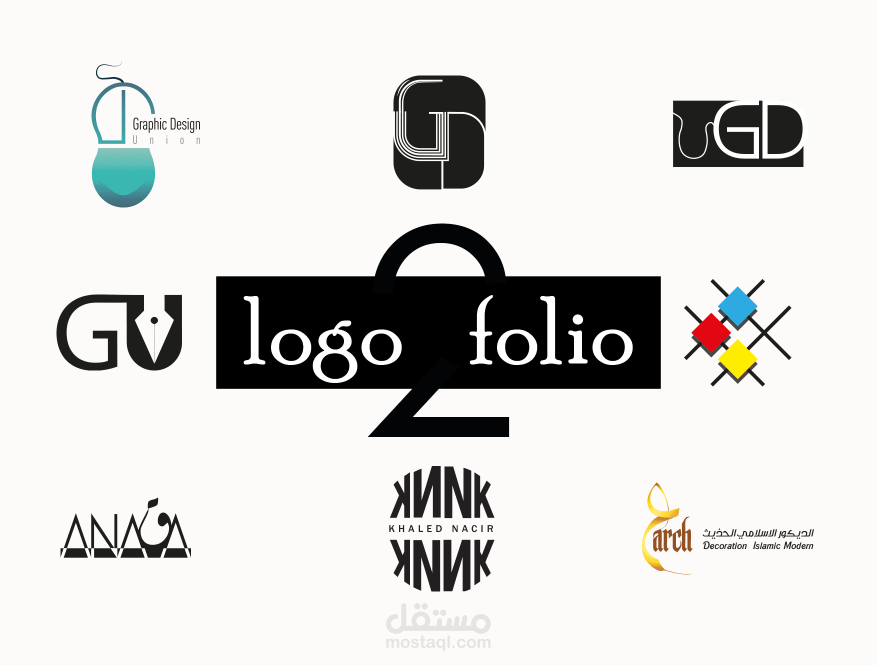 بعض تصاميم الشعارات القسم الثالث logo folio  - اذا كان هدفك شعار مميز تواصل معي.