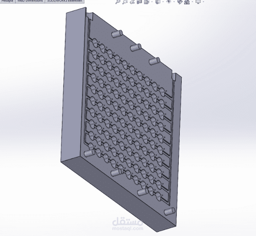تصميم قالب لصب حبات المسابح باستخدام مادة الفضة