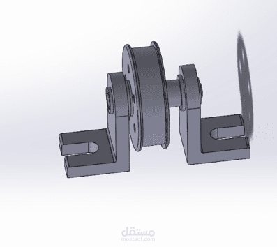 تدريب ومساعدة طلاب على رسم ميكانيزم باستخدام SolidWorks