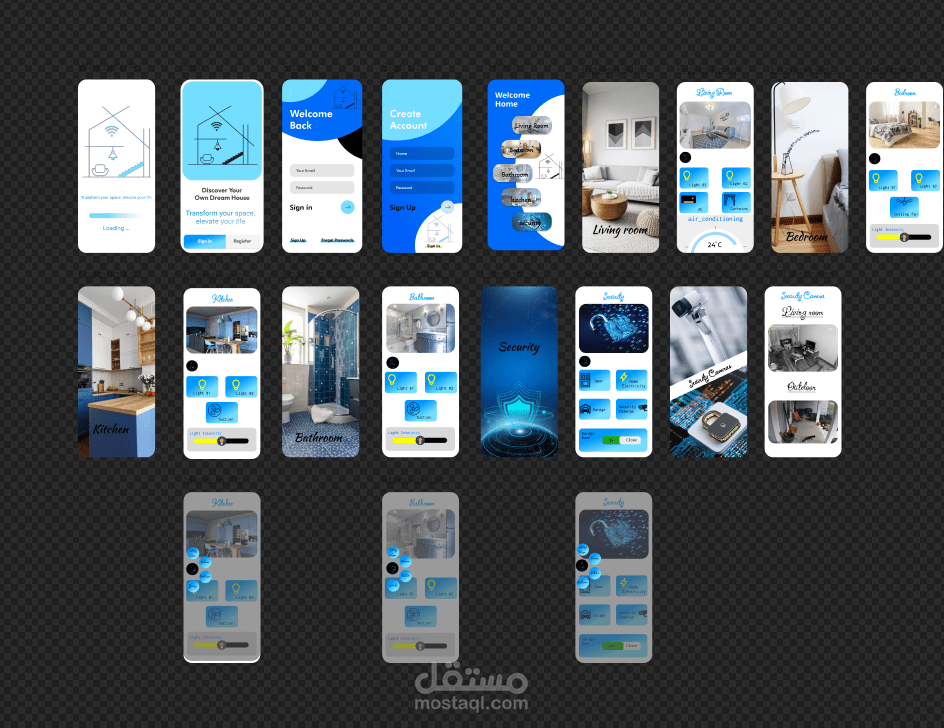 عمل واجهات مستخدم ui/ux