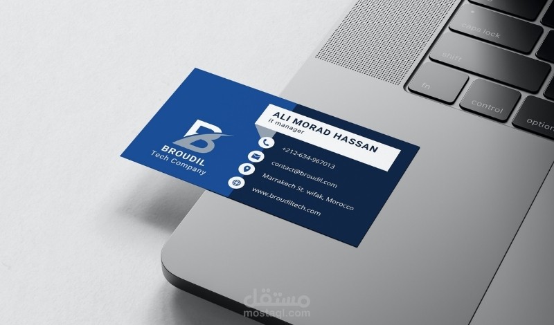 تصميم بطاقة اعمال business card