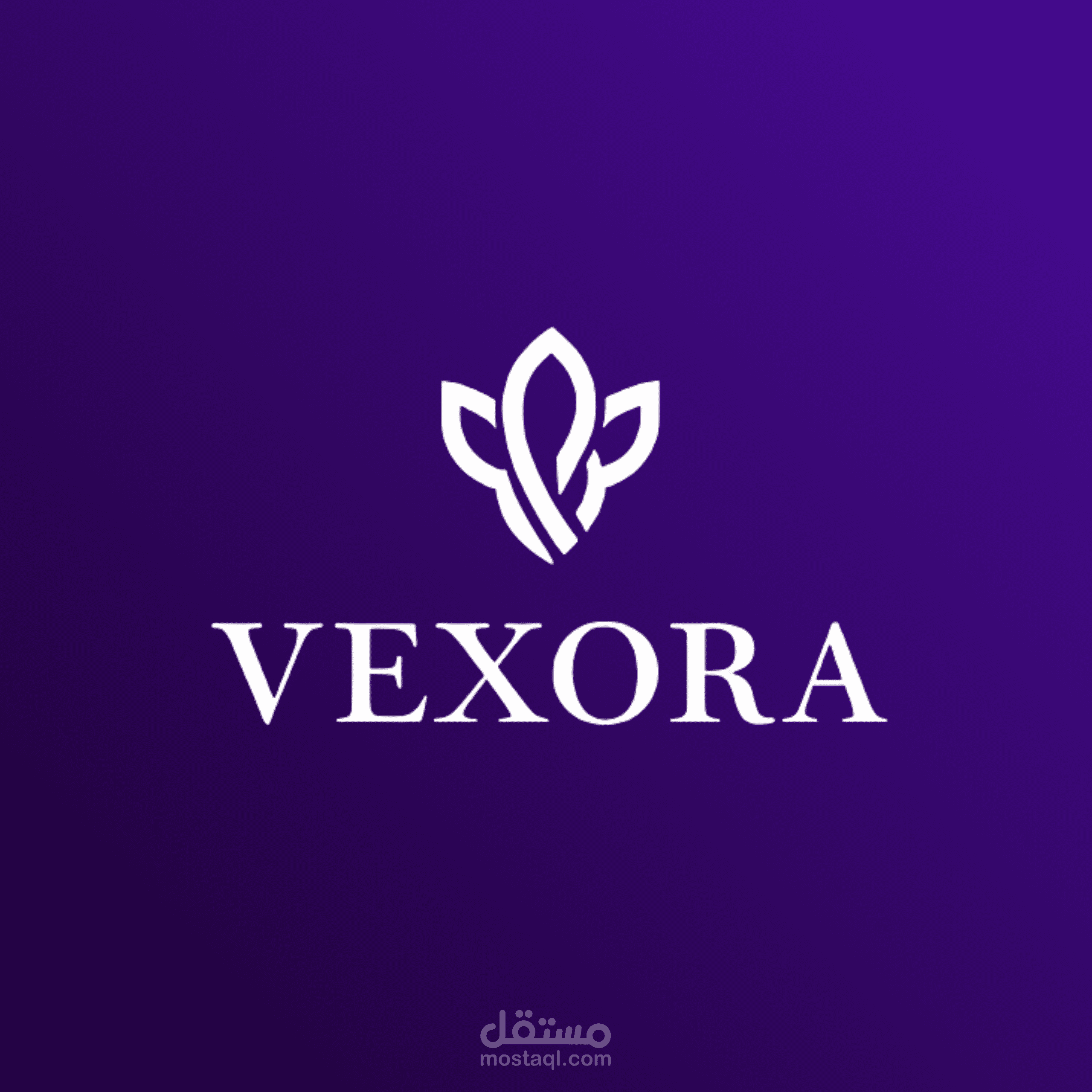 لوجو لشركة بإسم VEXORA