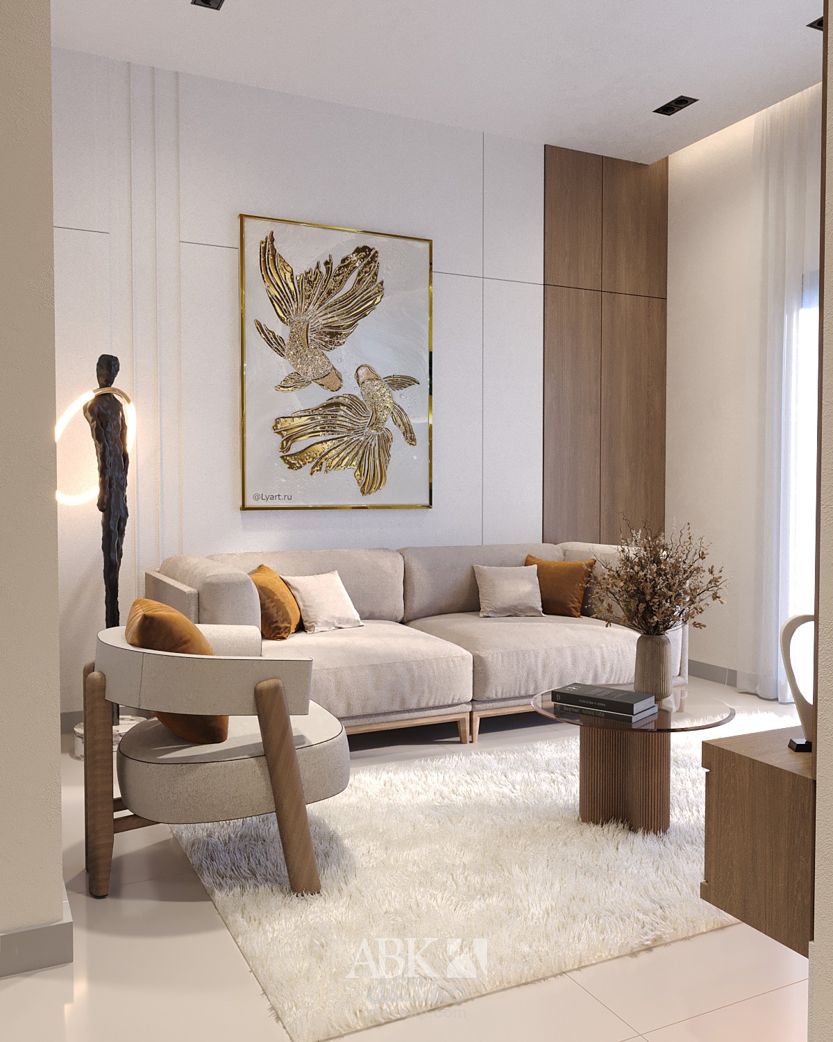 تصميم ديكور فله سكنية
