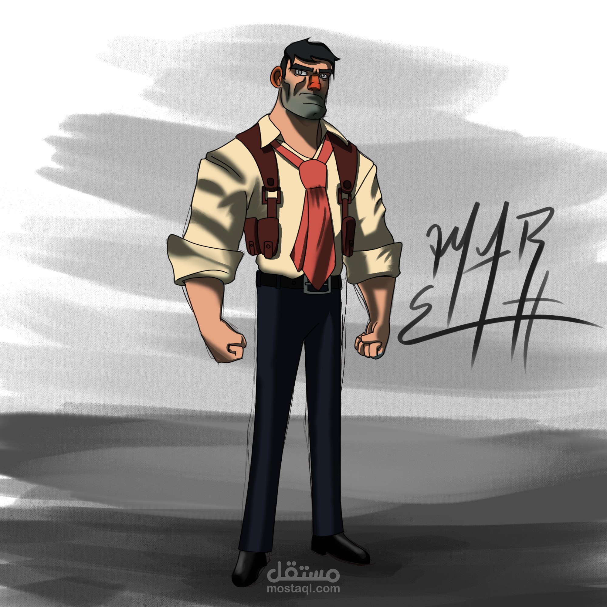 رسم الشخصيات الكرتونية