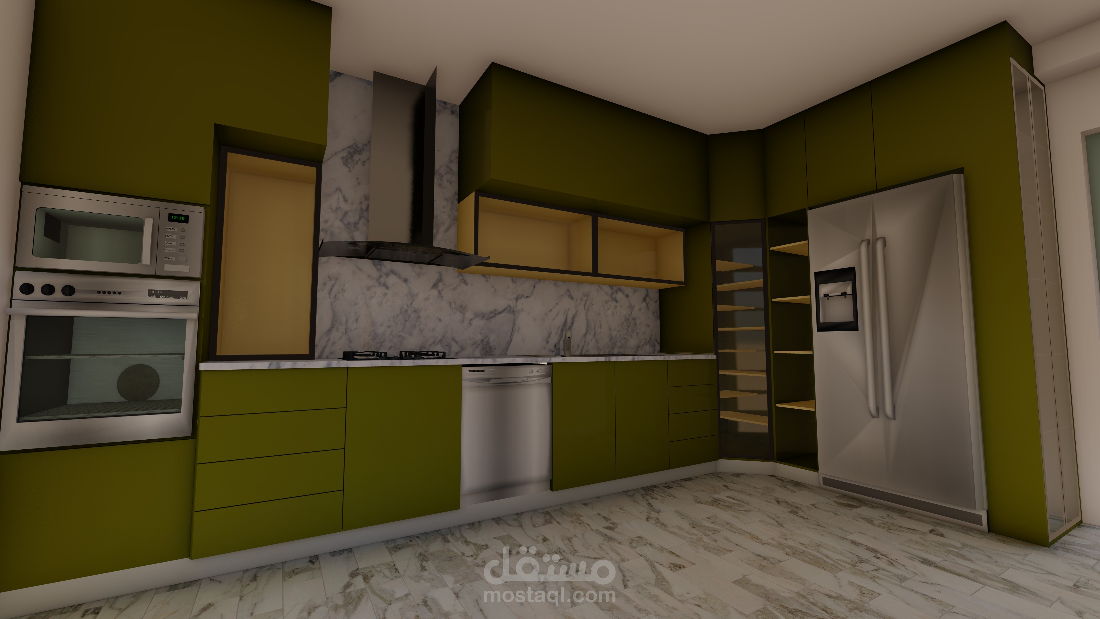 تصميم مطبخ