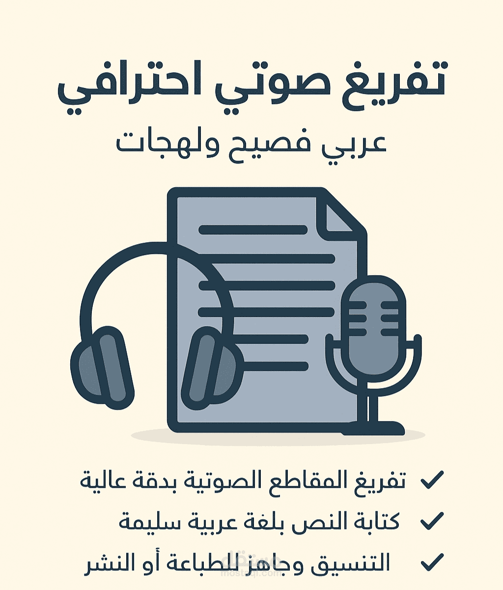 تفريغ الملفات الصوتية والفيديوهات بدقة