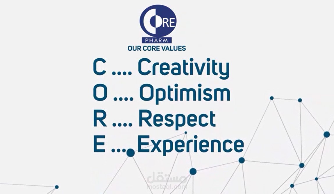 motion graphic core pharm | مستقل