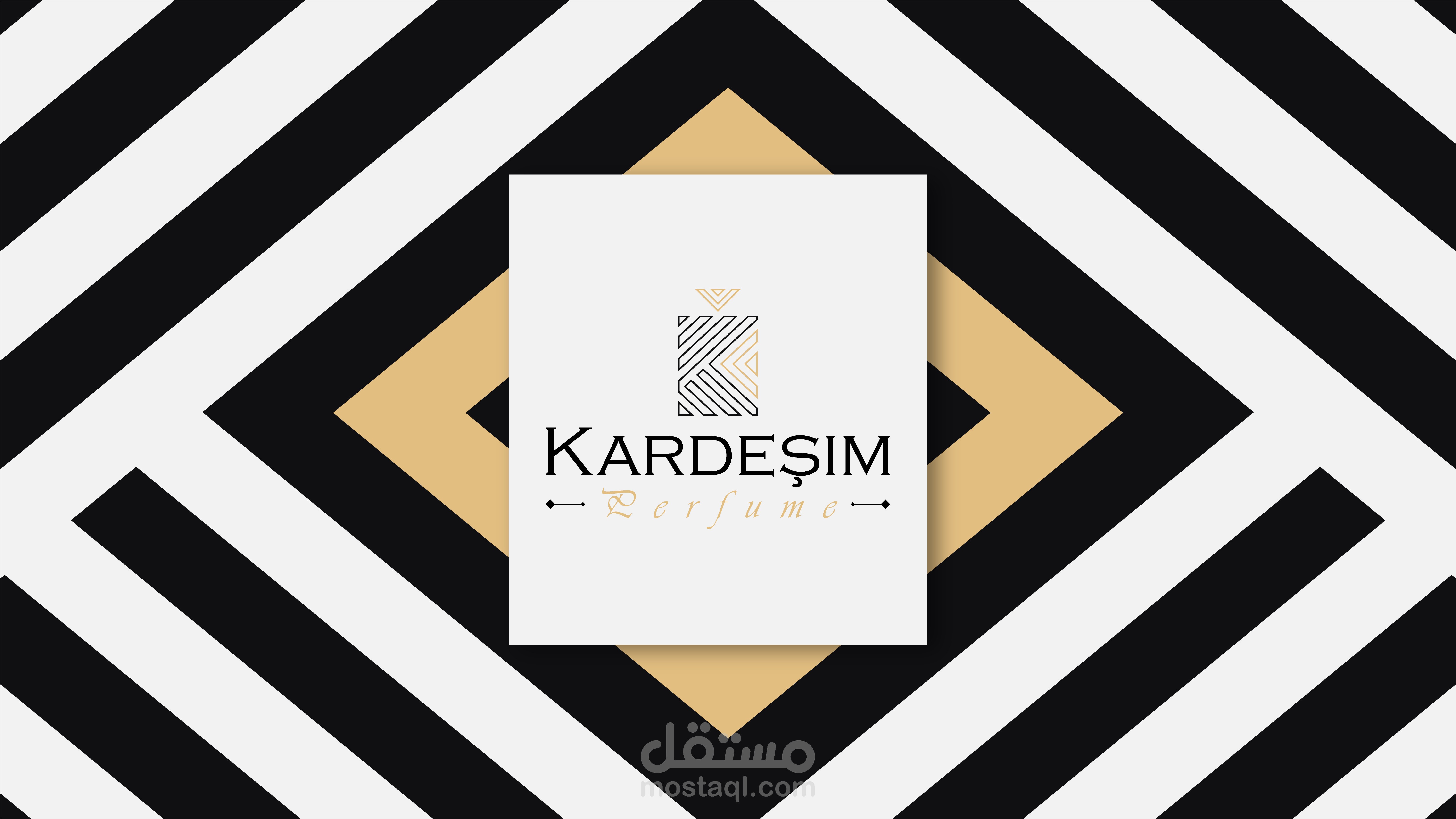 Logo And Visual Brand Identity For : Kardesim Parfume