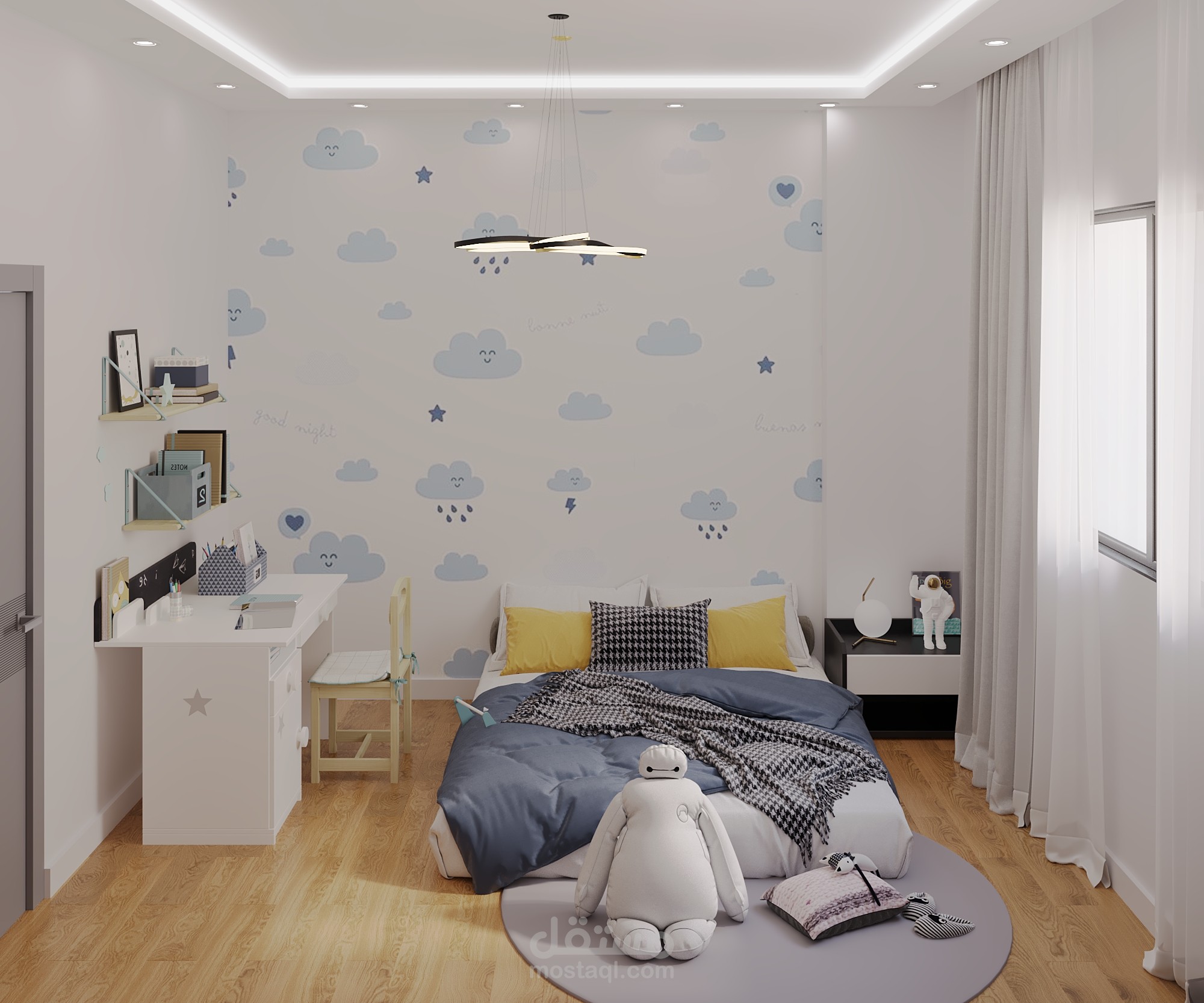تصميم داخلى لغرفة أطفال