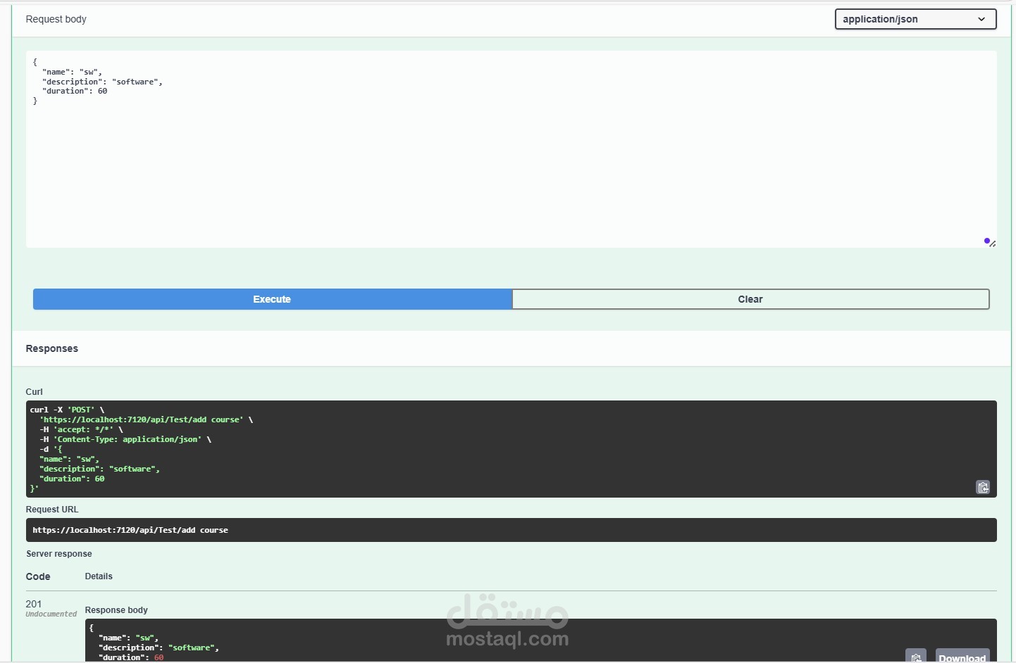 Course Management API