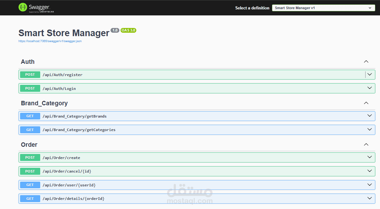 Smart Store Management System Backend