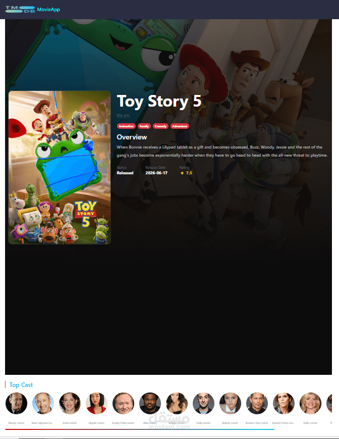 TMDB MovieApp | Fully Responsive Angular Web Platform