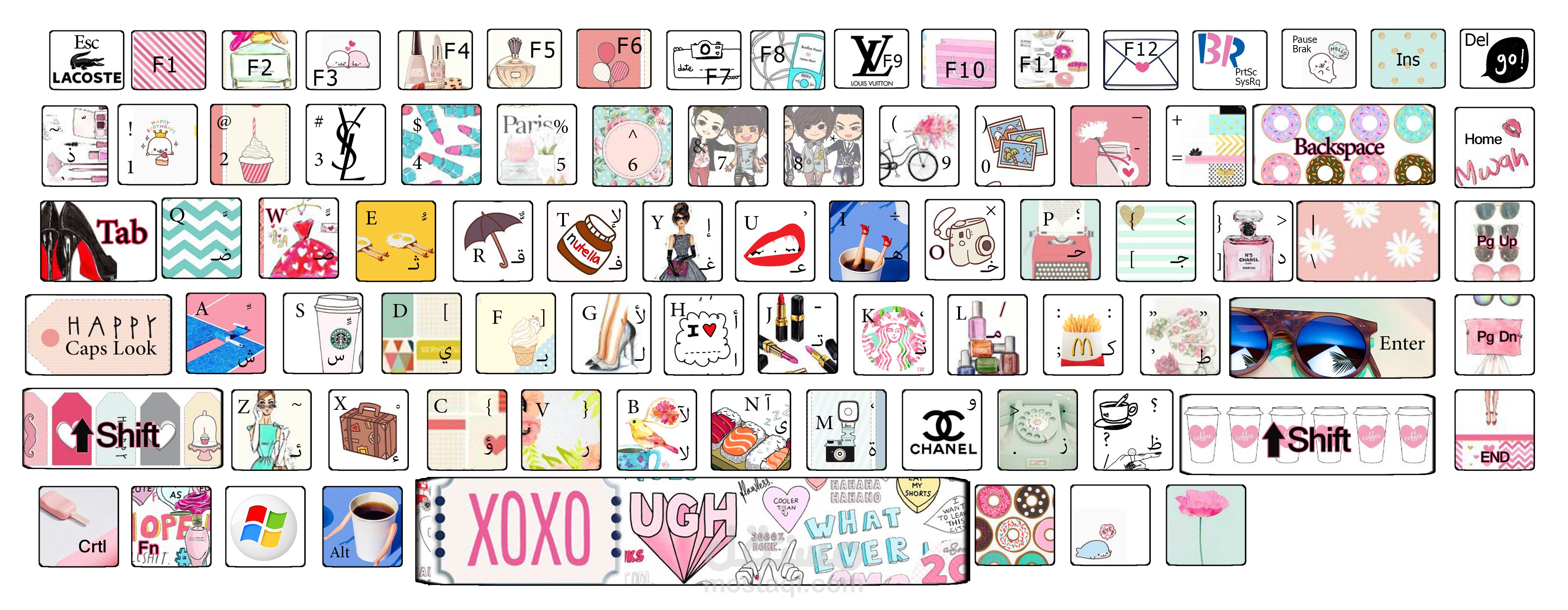 تصميم كيبورد ..