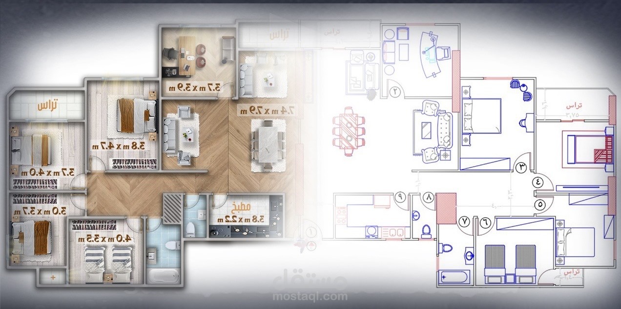 تصميم 2d بجودة عالية