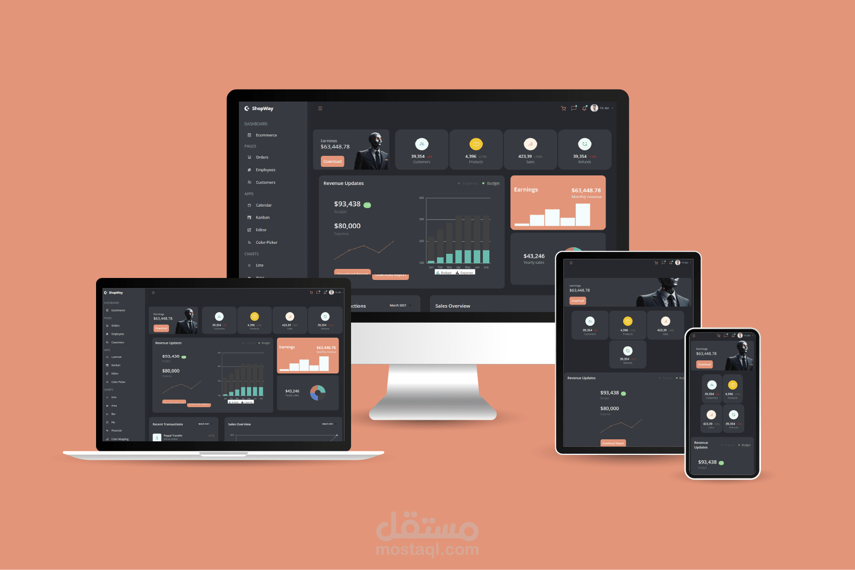 Modern React Dashboard
