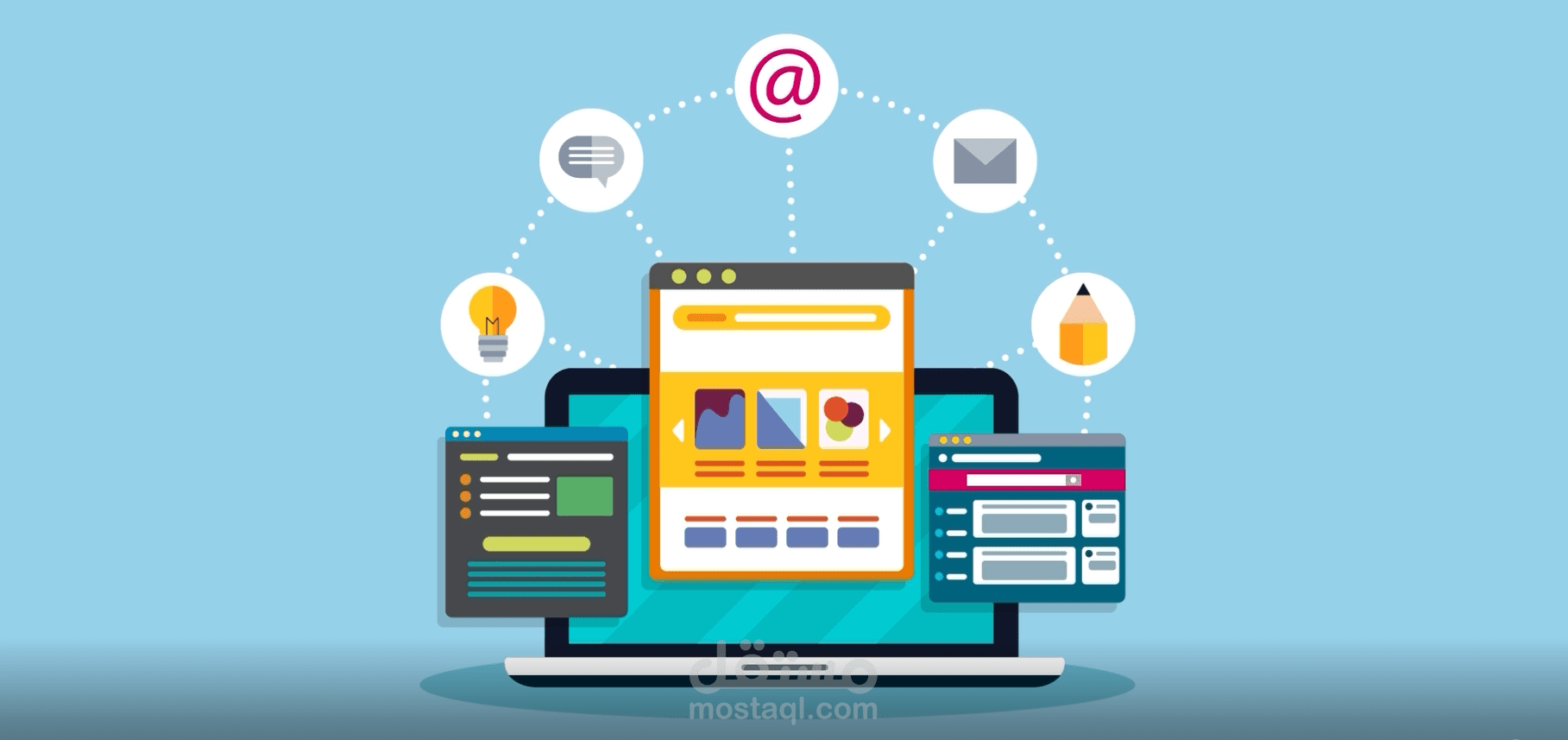 تحريك موشن جرافيك....motion graphic animation..شاهد الفيديو