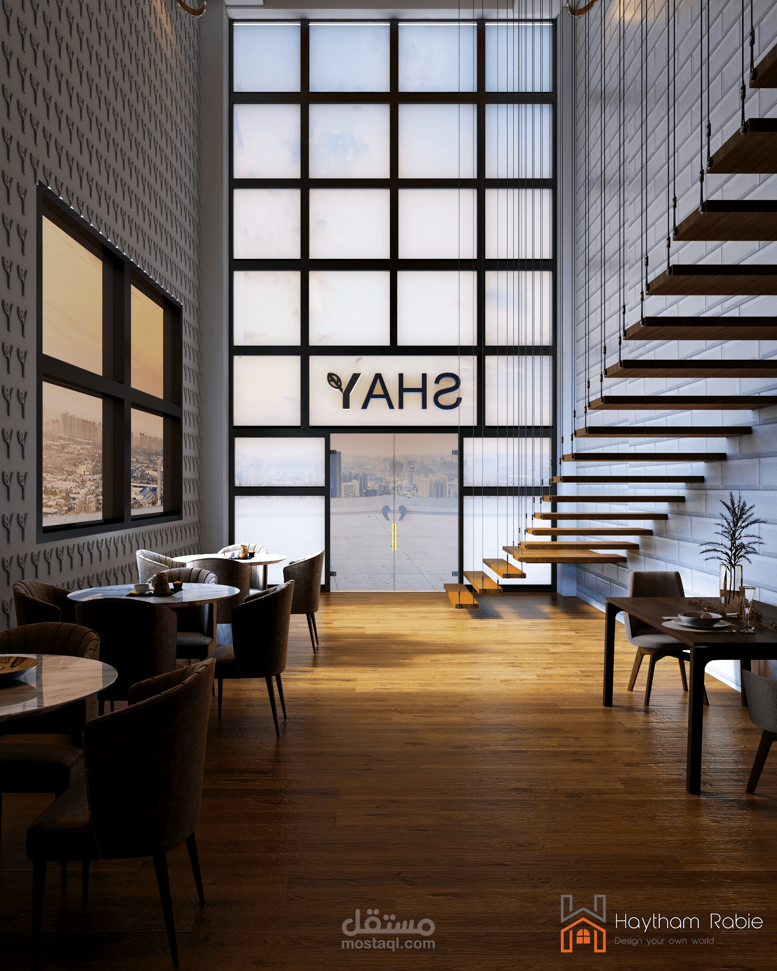 تصميم كافيه في المملكة العربية السعودية