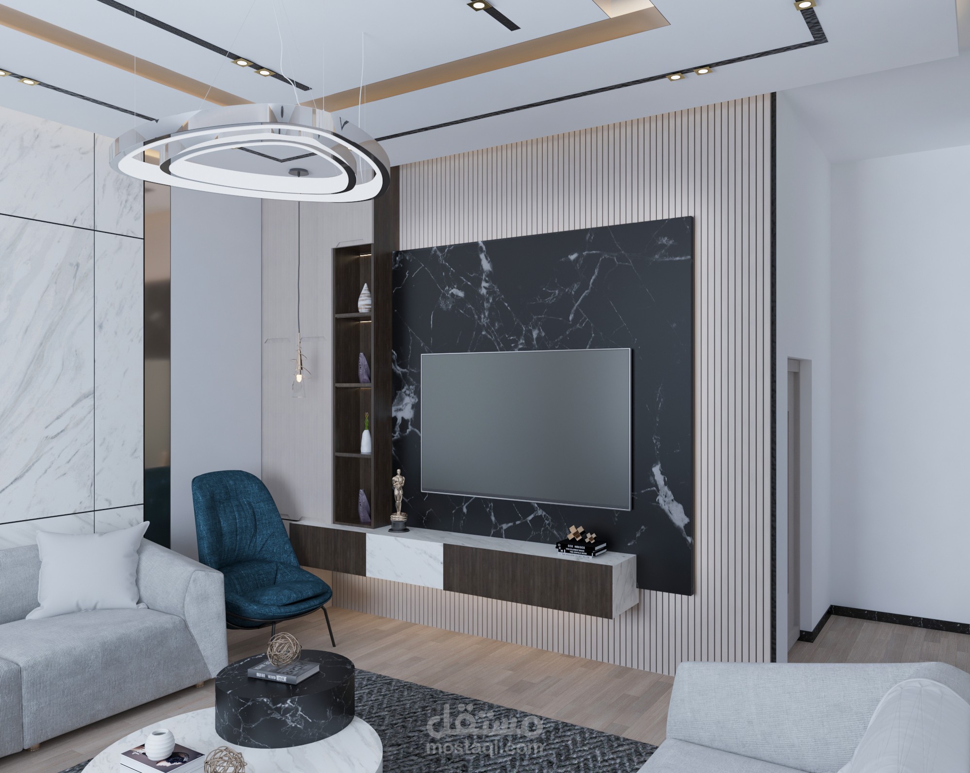 Modern design for living room