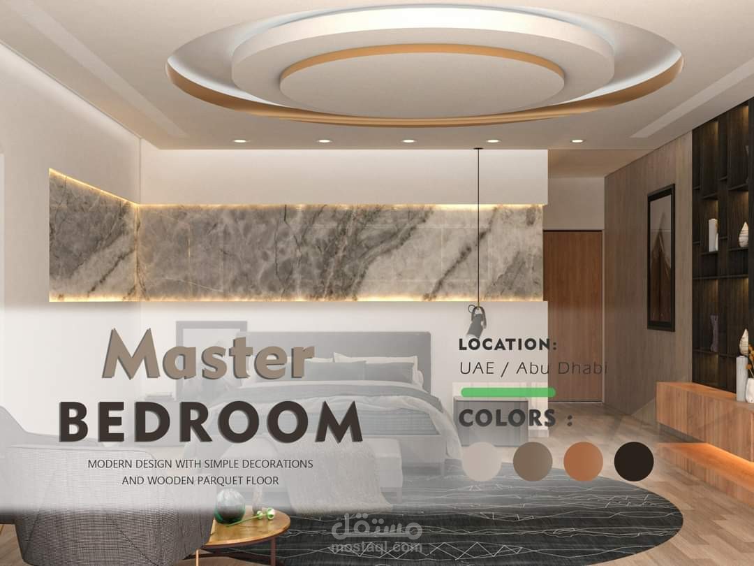 design modern master bedroom
