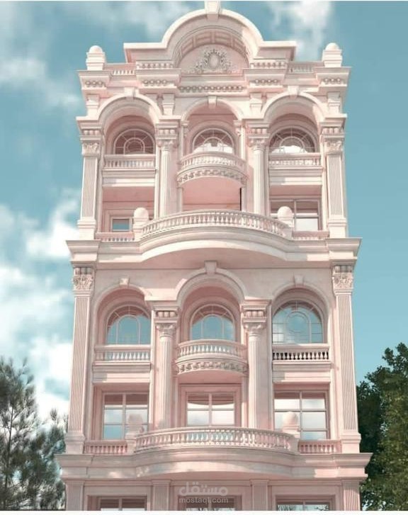 مساقط معمارية / رسومات معمارية / تقسيمات معمارية لفيلا مكونة 4 ادوار مشروع (1)