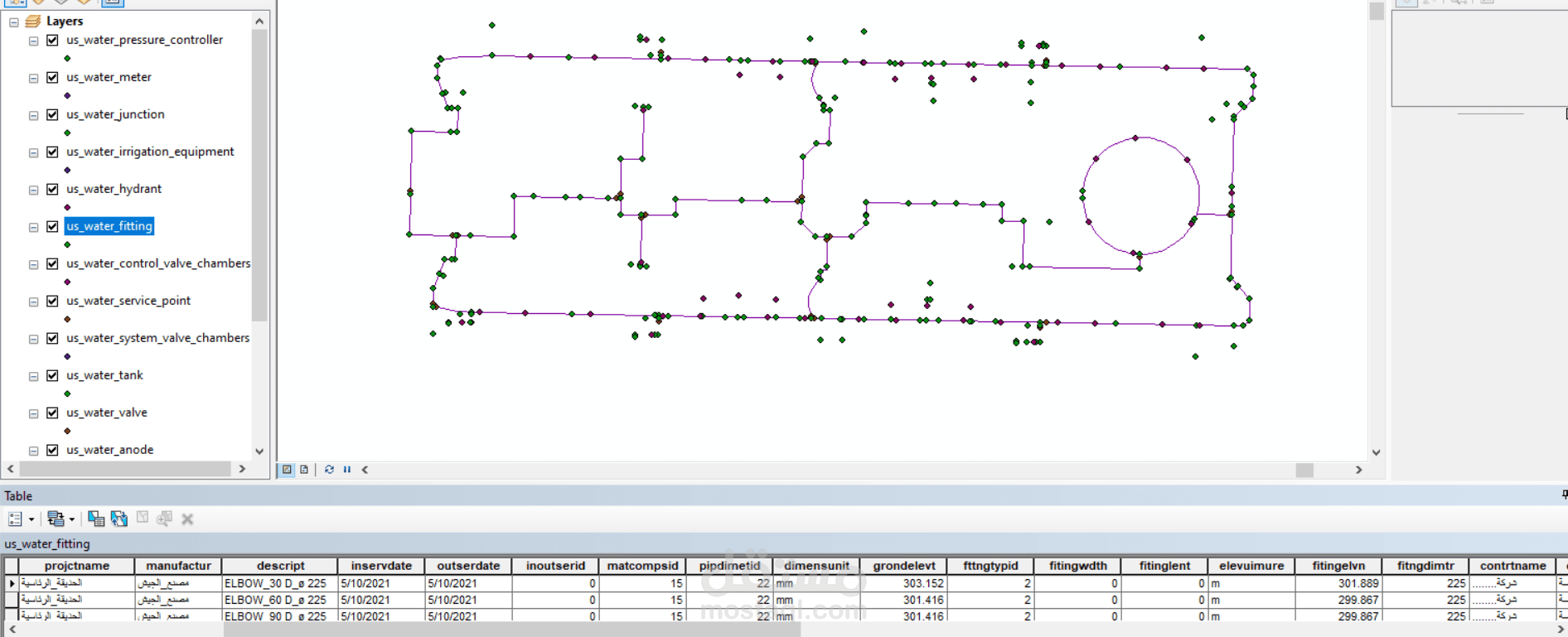 Cad converting project for sewer in new capital administrative