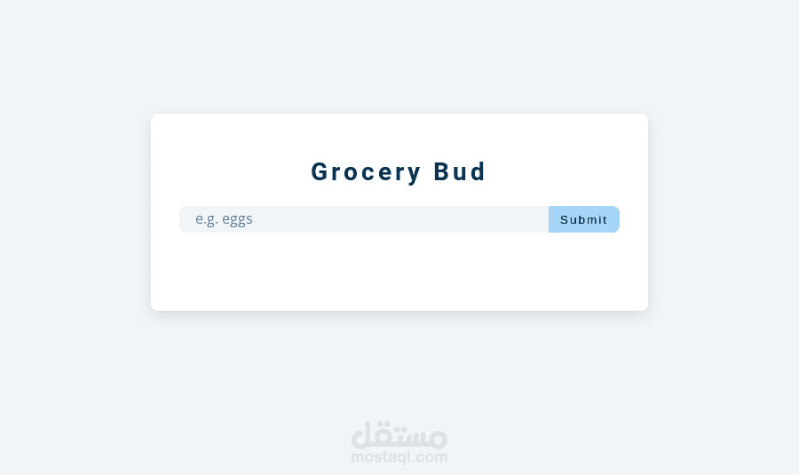 Grocery Bud