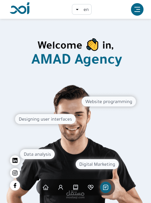 بروفايل شركة Amad للبرمجة والتسويق الالكتروني