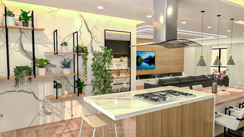 تصميم شقة داخلي