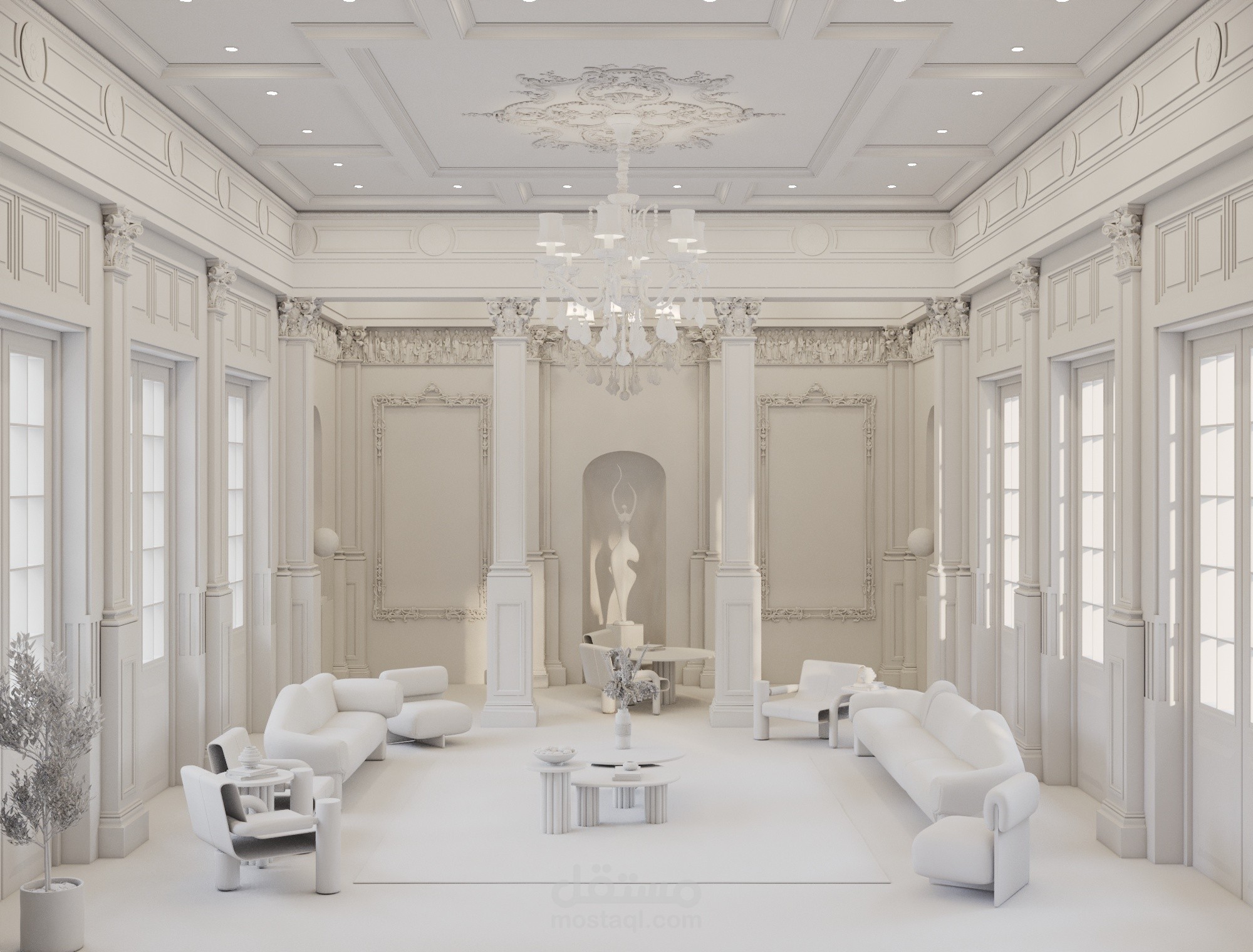 نمذجة مشروع كلاسيك داخلي