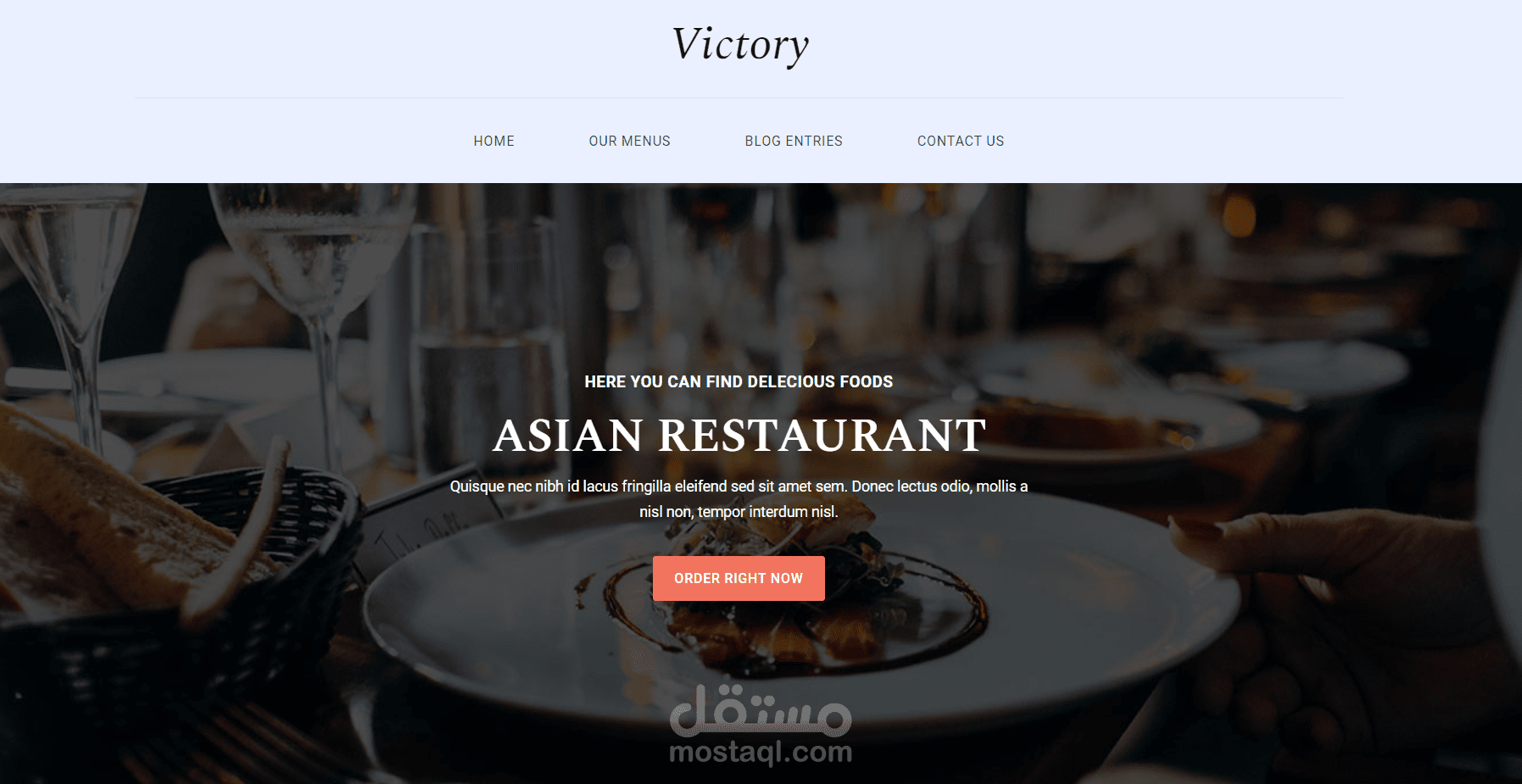 Restaurant web application