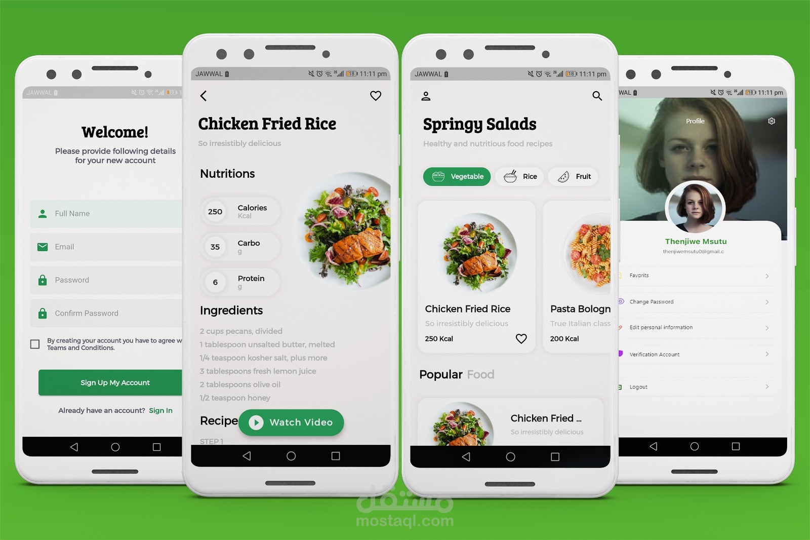 Recipe Flutter Application