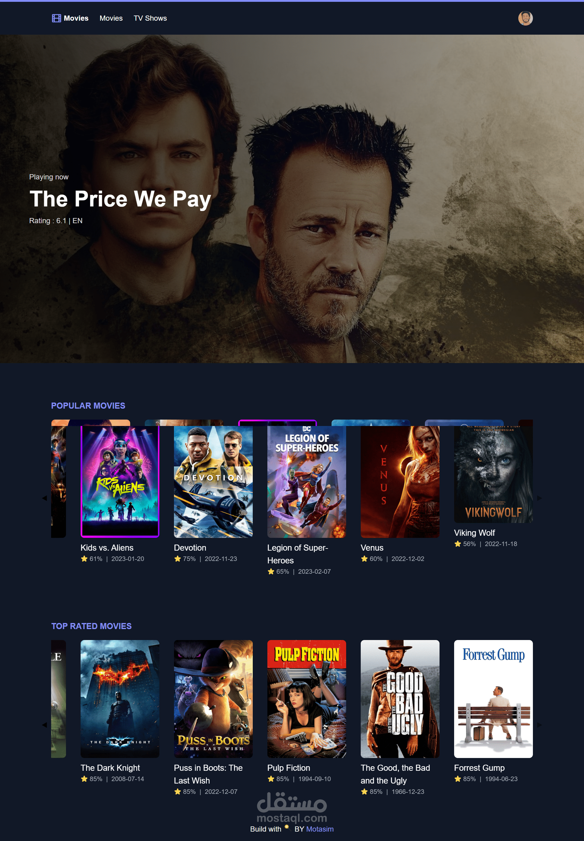 Movies website
